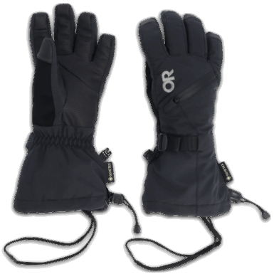 Buitenonderzoek | Revolution II Gore-tex Handschoenen Voor Dames - Plus Zwart