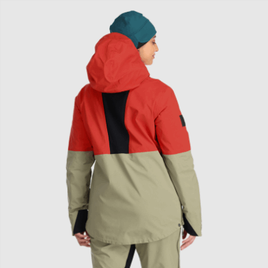 Buitenonderzoek | Dames Hemisferen Ii Gore-tex® Jack Cranberry/flint