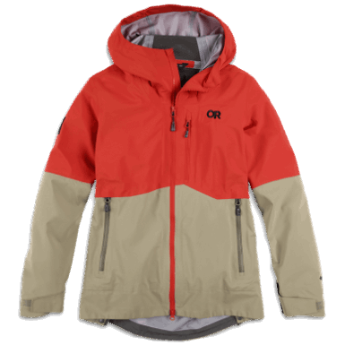 Buitenonderzoek | Dames Hemisferen Ii Gore-tex® Jack Cranberry/flint
