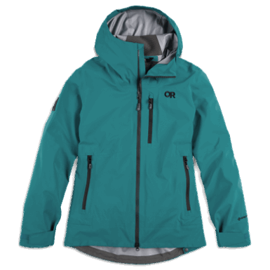 Buitenonderzoek | Hemisferen Ii Gore-tex® Jack Deep Lake Voor Dames