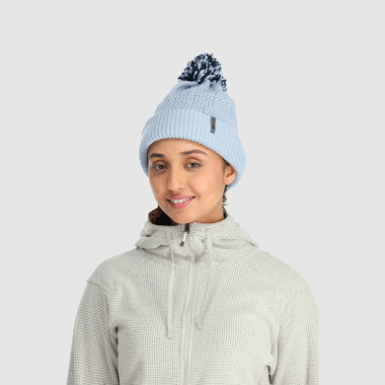 Buitenonderzoek | Gelaagde Beanie Voor Dames Arctic/naval Blue