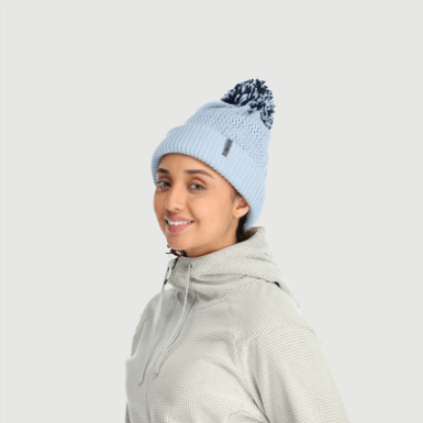 Buitenonderzoek | Gelaagde Beanie Voor Dames Arctic/naval Blue