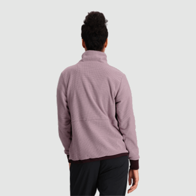 Buitenonderzoek | Dames Trailmix Pullover Met Kwartrits Moth