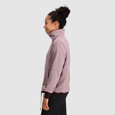 Buitenonderzoek | Dames Trailmix Pullover Met Kwartrits Moth