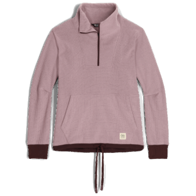 Buitenonderzoek | Dames Trailmix Pullover Met Kwartrits Moth