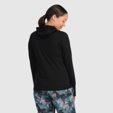 Buitenonderzoek | Dames Alpine Onset Merino 150 Hoodie Zwart