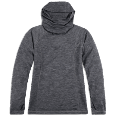 Buitenonderzoek | Alpine Onset Merino 150 Dameshoodie Charcoal Heather