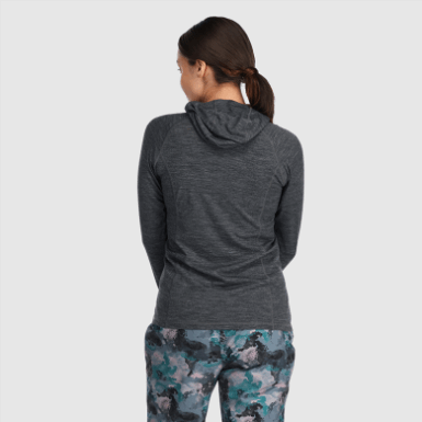 Buitenonderzoek | Alpine Onset Merino 150 Dameshoodie Charcoal Heather