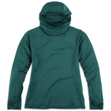 Buitenonderzoek | Alpine Onset Merino 150 Dameshoodie Treeline