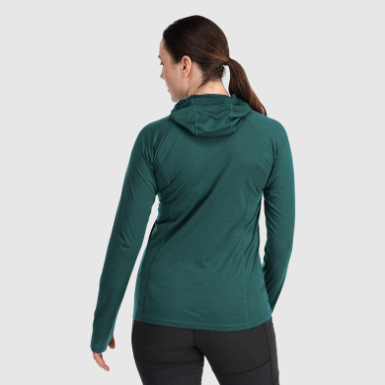 Buitenonderzoek | Alpine Onset Merino 150 Dameshoodie Treeline