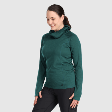 Buitenonderzoek | Alpine Onset Merino 150 Dameshoodie Treeline
