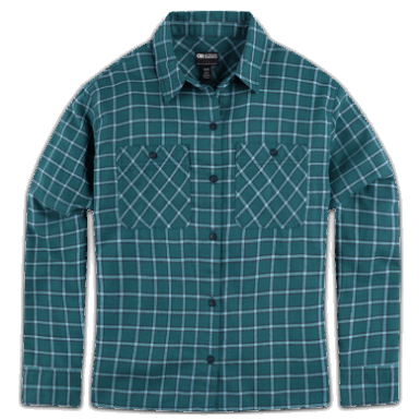 Buitenonderzoek | Damesfeedback Flanellen Overhemd Lichte Diepe Meerruit