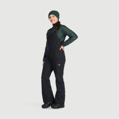 Buitenonderzoek | Dames Snowcrew Slabbetjes Zwart