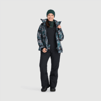 Buitenonderzoek | Dames Snowcrew Slabbetjes Zwart