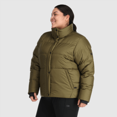 Buitenonderzoek | Dames Coldfront Donsjack-plus Loden