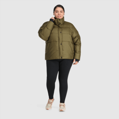 Buitenonderzoek | Dames Coldfront Donsjack-plus Loden
