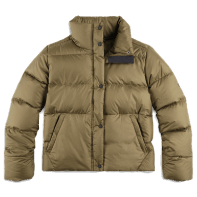 Buitenonderzoek | Dames Coldfront Donsjack-plus Loden