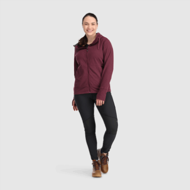Buitenonderzoek | Dames Trailmix Hoodie Zwart