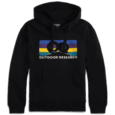 Buitenonderzoek | Of Pleit Voor Streep Hoodie Zwart