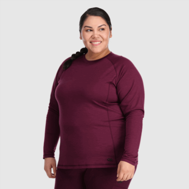 Buitenonderzoek | Dames Alpine Onset Merino 150 Crew-plus Kalamata