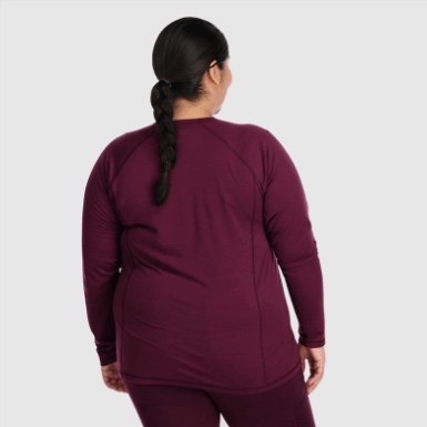 Buitenonderzoek | Dames Alpine Onset Merino 150 Crew-plus Kalamata