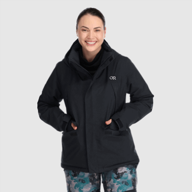 Buitenonderzoek | Dames Snowcrew Jack-plus Zwart