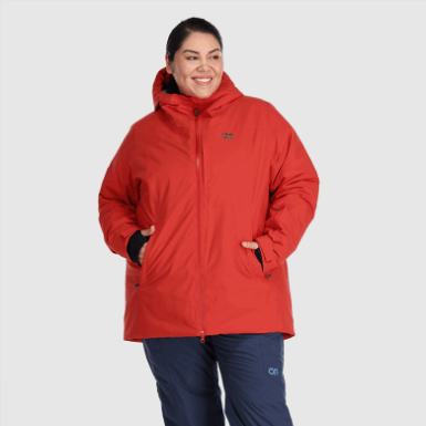 Buitenonderzoek | Dames Snowcrew Jack-plus Cranberry