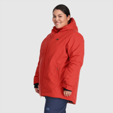 Buitenonderzoek | Dames Snowcrew Jack-plus Cranberry