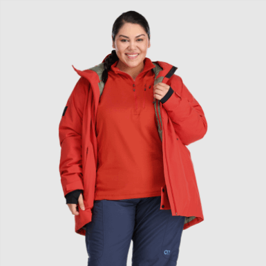 Buitenonderzoek | Dames Snowcrew Jack-plus Cranberry