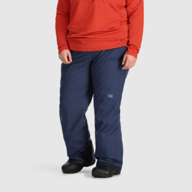 Buitenonderzoek | Snowcrew-broek Voor Dames Plus Marineblauw