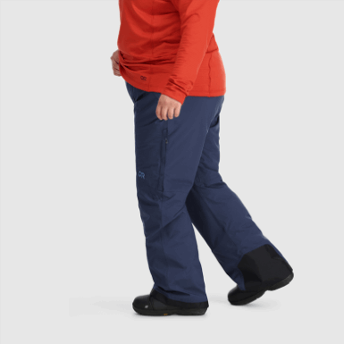 Buitenonderzoek | Snowcrew-broek Voor Dames Plus Marineblauw