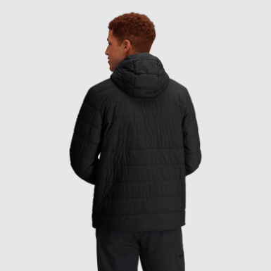 Buitenonderzoek | Schaduwgeïsoleerde Heren Anorak Zwart