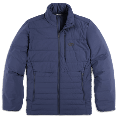Buitenonderzoek | Heren Schaduwgeïsoleerde Jas Marineblauw