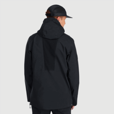 Buitenonderzoek | Hemisferen Ii Gore-tex® Jack Zwart Voor Heren