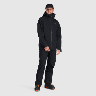 Buitenonderzoek | Hemisferen Ii Gore-tex® Jack Zwart Voor Heren