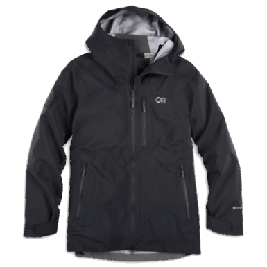 Buitenonderzoek | Hemisferen Ii Gore-tex® Jack Zwart Voor Heren