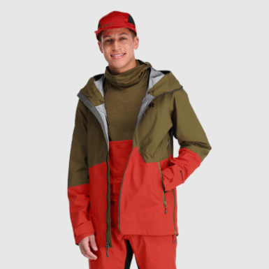 Buitenonderzoek | Halfrond Heren Ii Gore-tex® Jack Loden/cranberry
