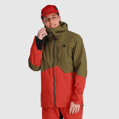 Buitenonderzoek | Halfrond Heren Ii Gore-tex® Jack Loden/cranberry
