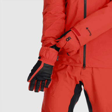 Buitenonderzoek | Heren Revolutie Onder Manchet Gore-tex Handschoenen Cranberry
