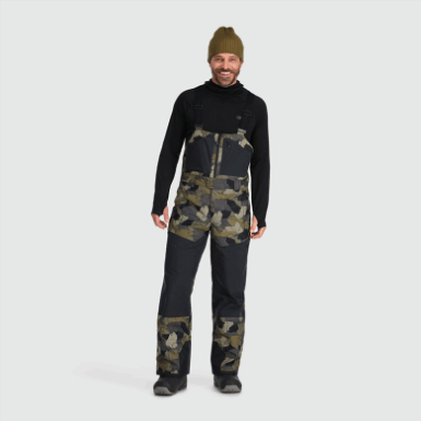 Buitenonderzoek | Snowcrew Heren Slabbetjes Loden Camo/zwart
