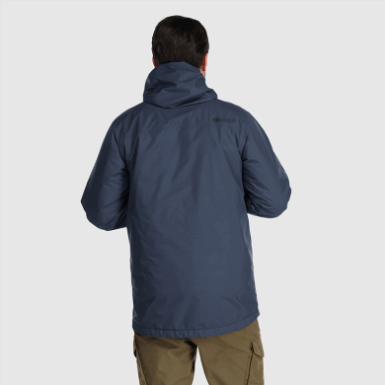 Buitenonderzoek | Heren Foray 3-in-1 Parka Marineblauw