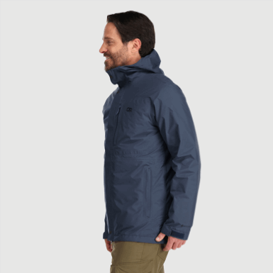 Buitenonderzoek | Heren Foray 3-in-1 Parka Marineblauw