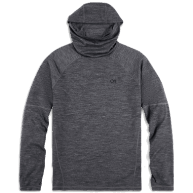 Buitenonderzoek | Alpine Onset Merino 150 Herenhoodie Charcoal Heather