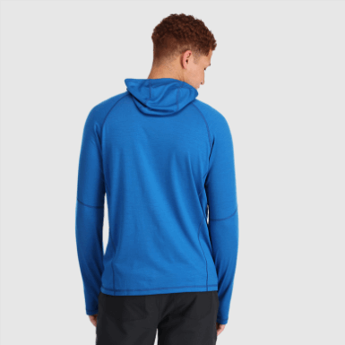 Buitenonderzoek | Heren Hoodie Alpine Onset Merino 150 Klassiek Blauw