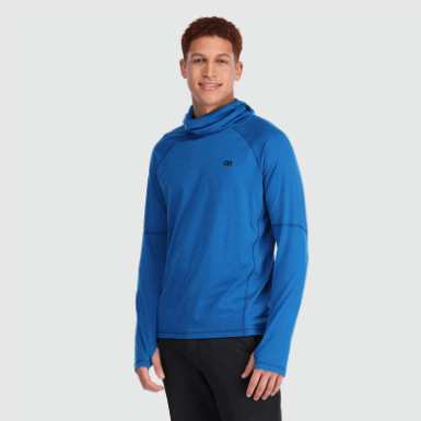 Buitenonderzoek | Heren Hoodie Alpine Onset Merino 150 Klassiek Blauw