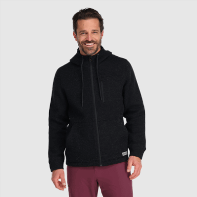 Buitenonderzoek | Heren Flurry Hoodie Zwart