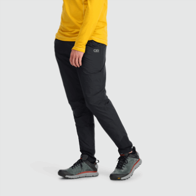 Buitenonderzoek | Heren Schaduw Geïsoleerde Broek Zwart