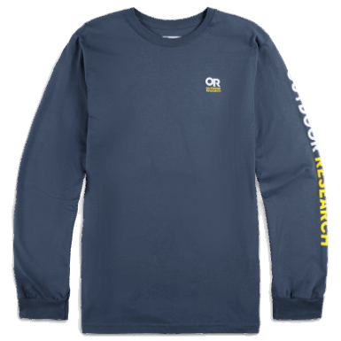 Buitenonderzoek | Of Lockup Borstlogo L/s Tee Marineblauw/lariks