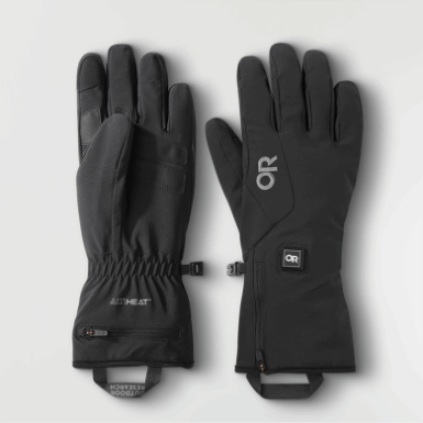 Buitenonderzoek | Heren Sureshot Verwarmde Softshell Handschoenen Zwart